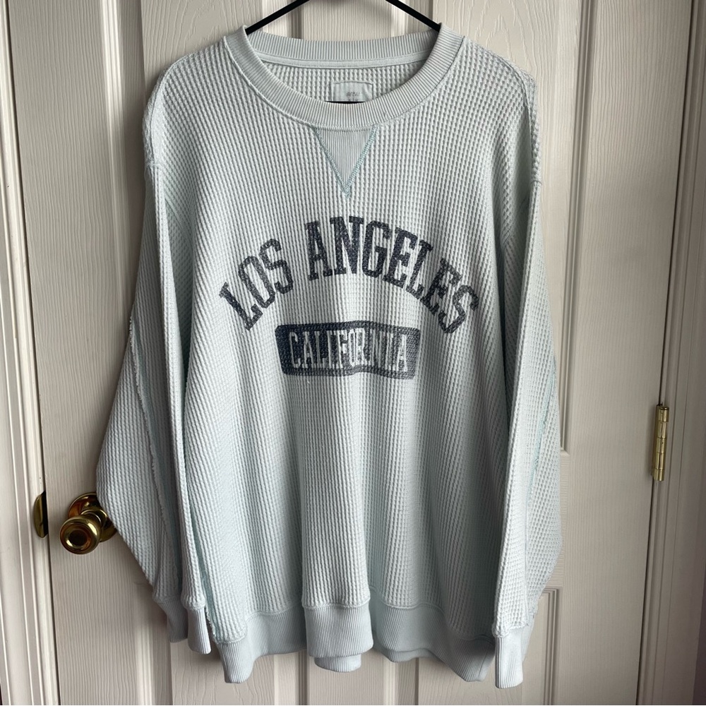 Aerie Waffle Knit Sweatshirt